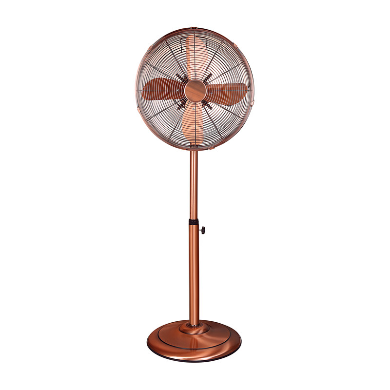 16inch hot sell retro metal stand fan pedestal strong wind industrial fan