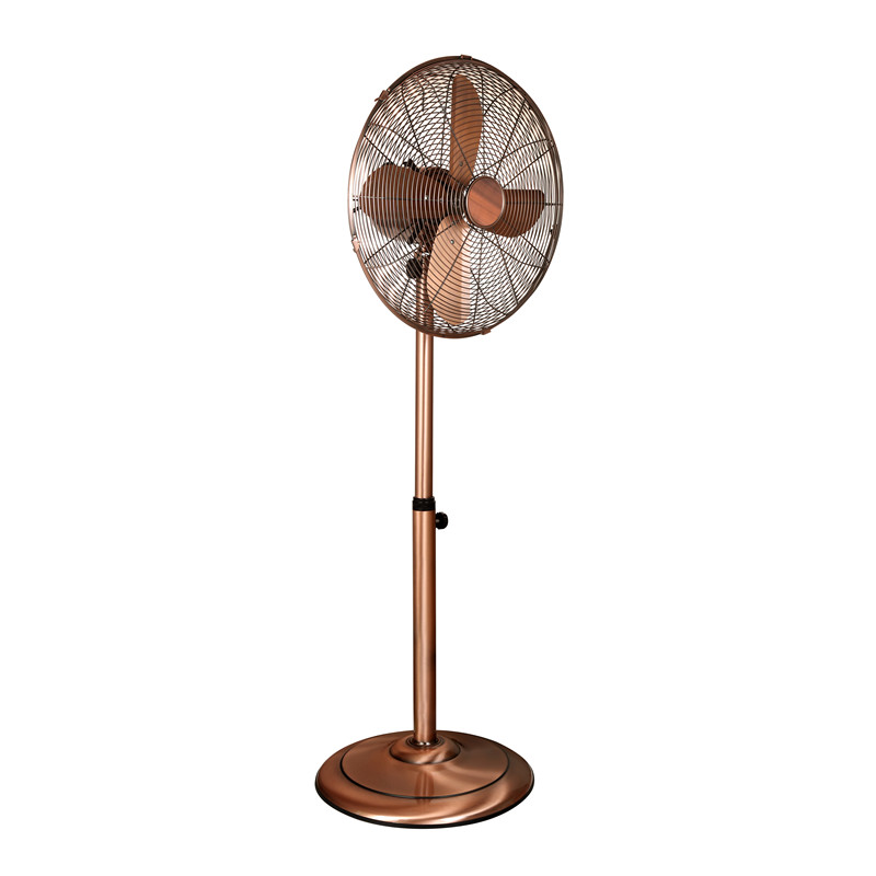 16inch hot sell retro metal stand fan pedestal strong wind industrial fan