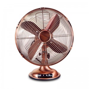 12 inch hot sell retro metal desk table fan with high velocity