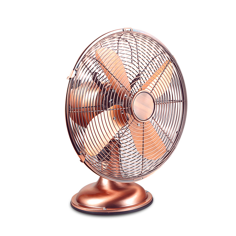 12 inch hot sell EU retro metal desk table Unique fan with high velocity