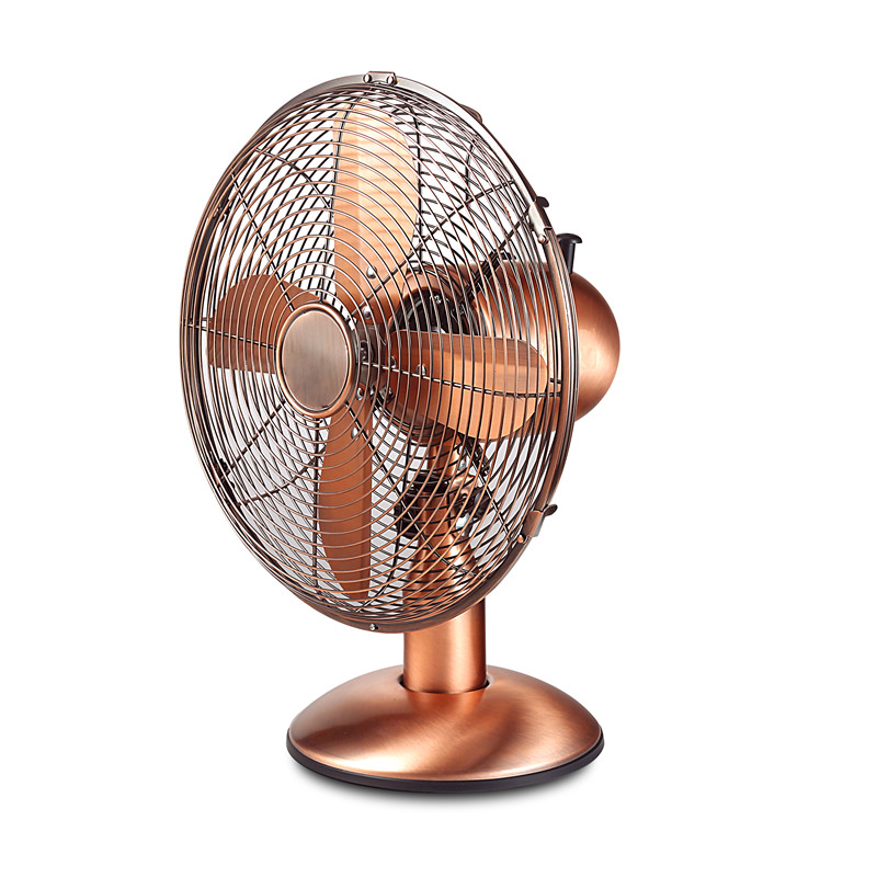 Retro 12 inch Electric Powerful Metal Table Fan