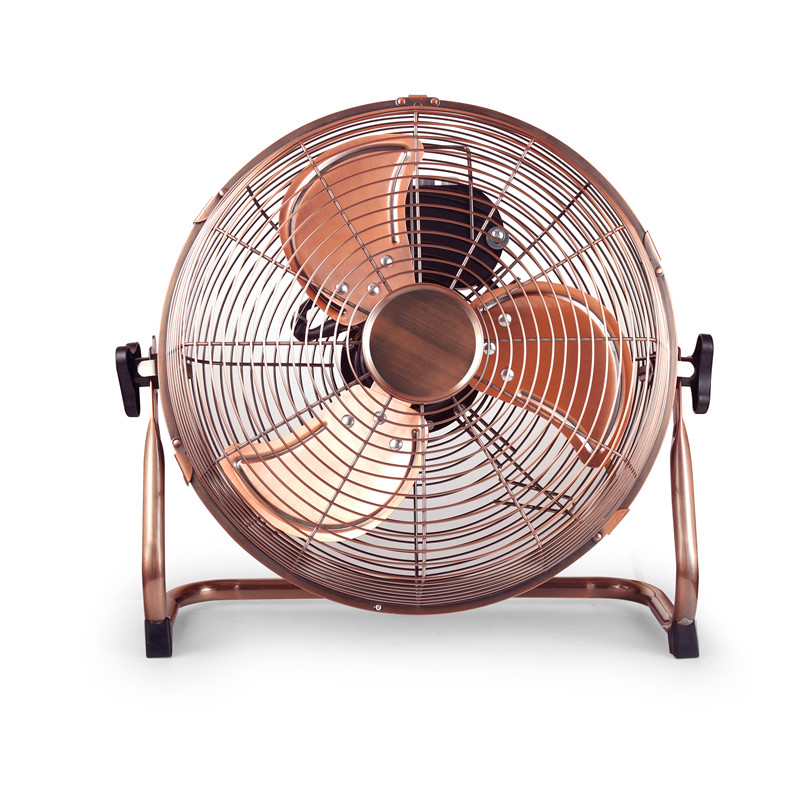 Air Cooling 12 inch high velovity metal floor fan with high quality CE CB ROHS certificate