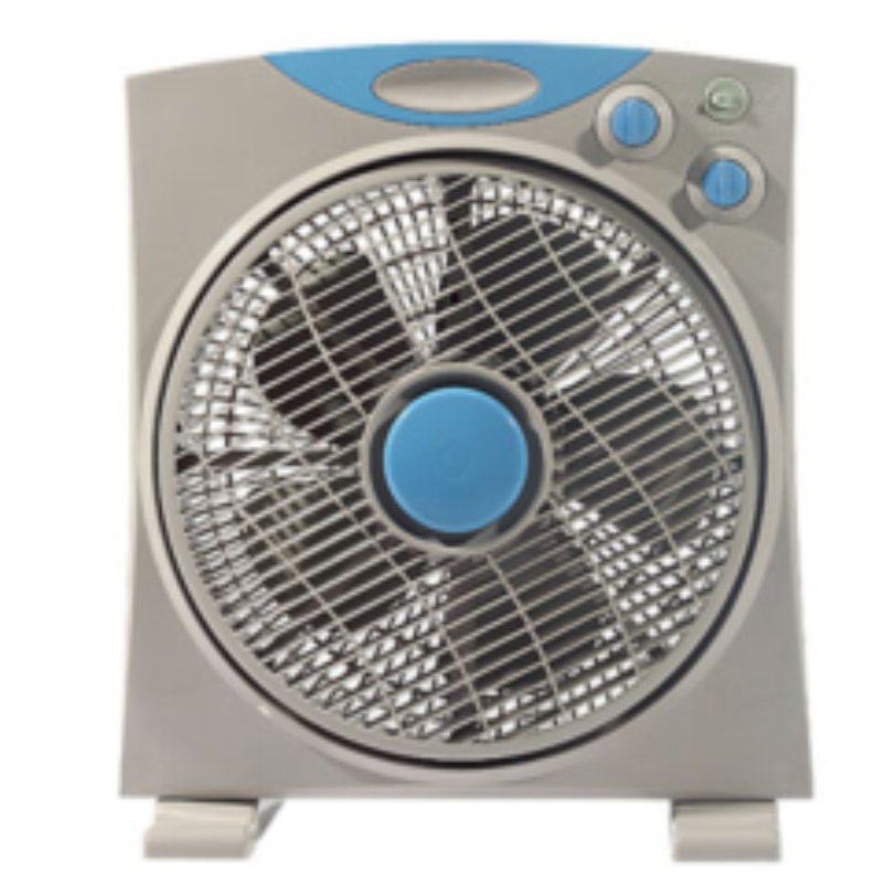 slim design 12 inch box fan with timer fan with two way air flow