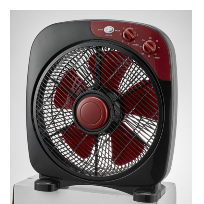 12 inch electric colorful box fan for indoor and office